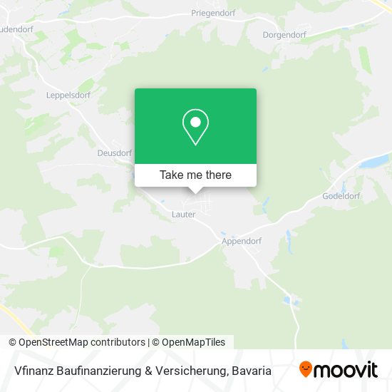Vfinanz Baufinanzierung & Versicherung map