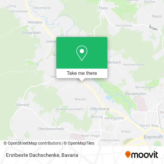 Карта Erstbeste Dachschenke