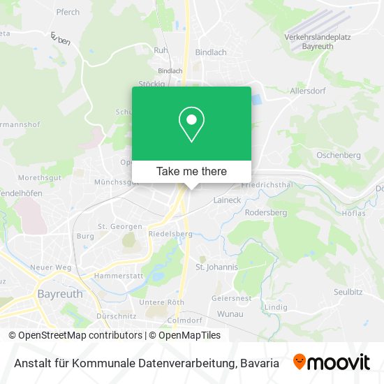 Anstalt für Kommunale Datenverarbeitung map