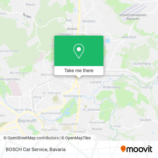 BOSCH Car Service map