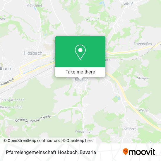 Pfarreiengemeinschaft Hösbach map