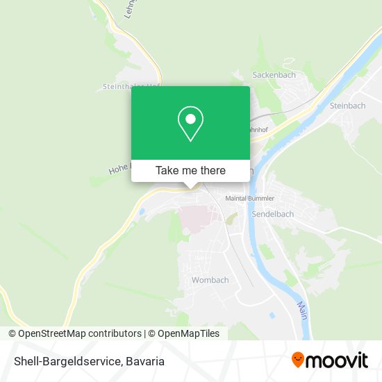 Shell-Bargeldservice map