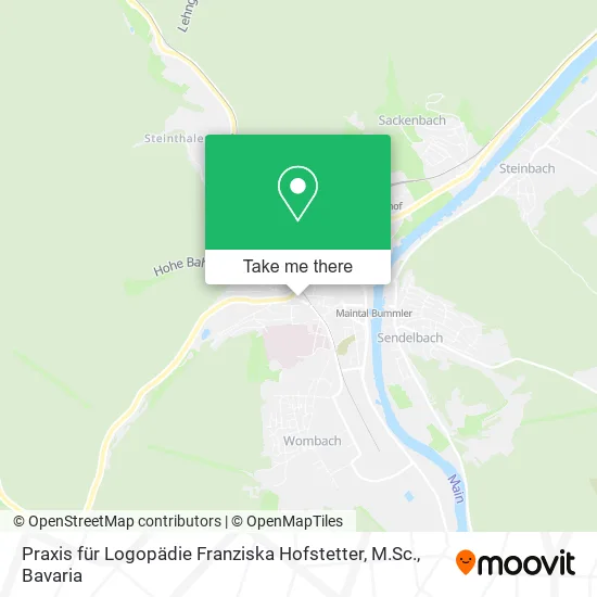 Карта Praxis für Logopädie Franziska Hofstetter, M.Sc.