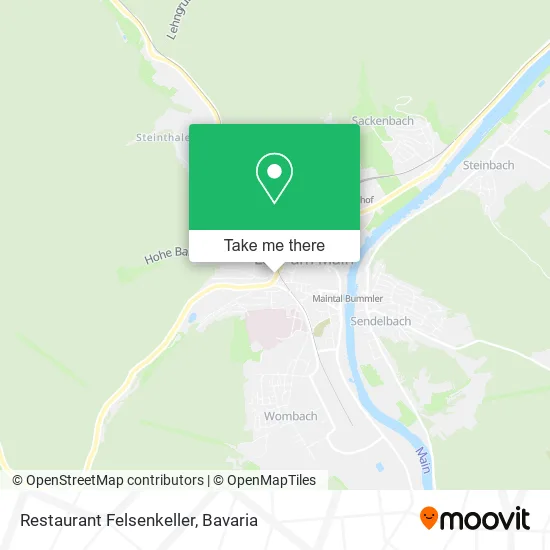 Карта Restaurant Felsenkeller