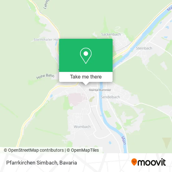 Карта Pfarrkirchen Simbach