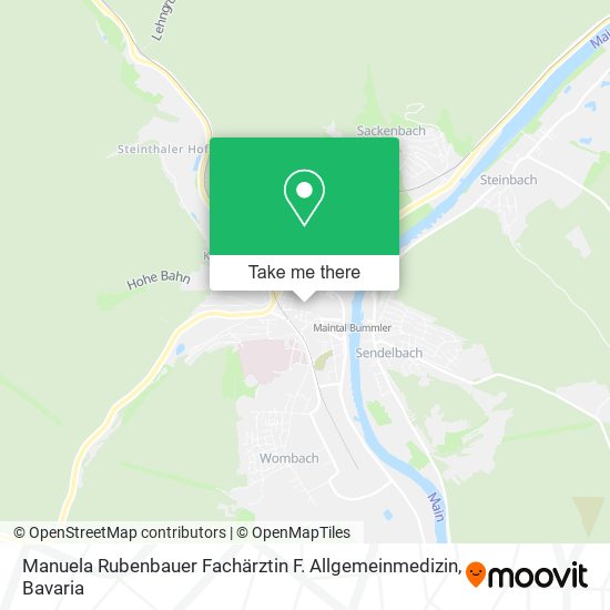 Manuela Rubenbauer Fachärztin F. Allgemeinmedizin map
