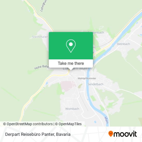 Derpart Reisebüro Panter map
