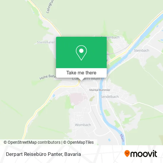 Карта Derpart Reisebüro Panter