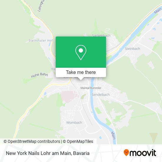 New York Nails Lohr am Main map