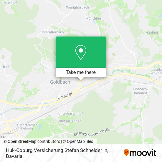 Huk-Coburg Versicherung Stefan Schneider in map