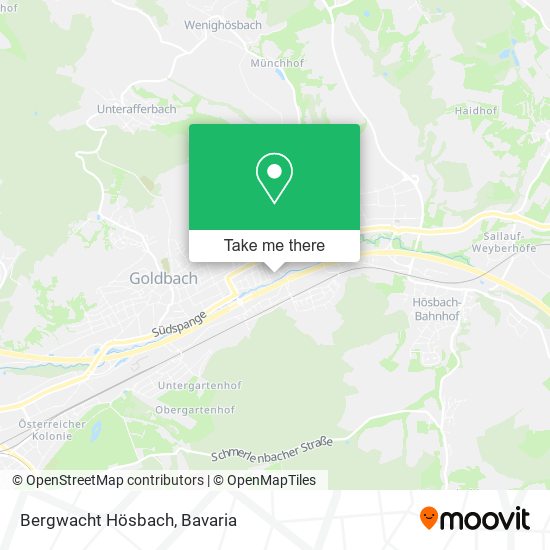 Bergwacht Hösbach map