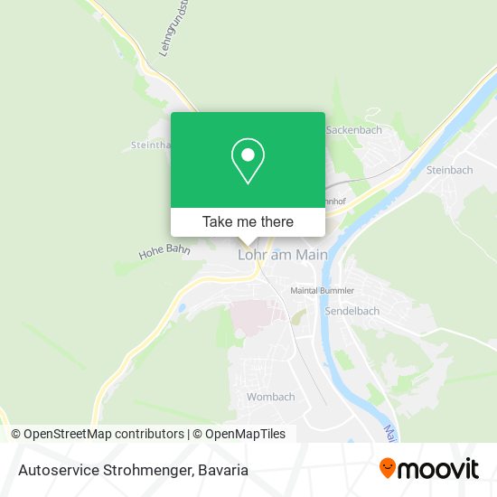 Autoservice Strohmenger map