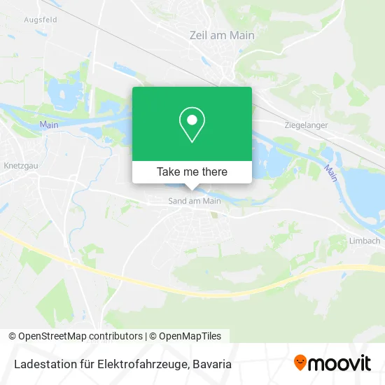 Карта Ladestation für Elektrofahrzeuge