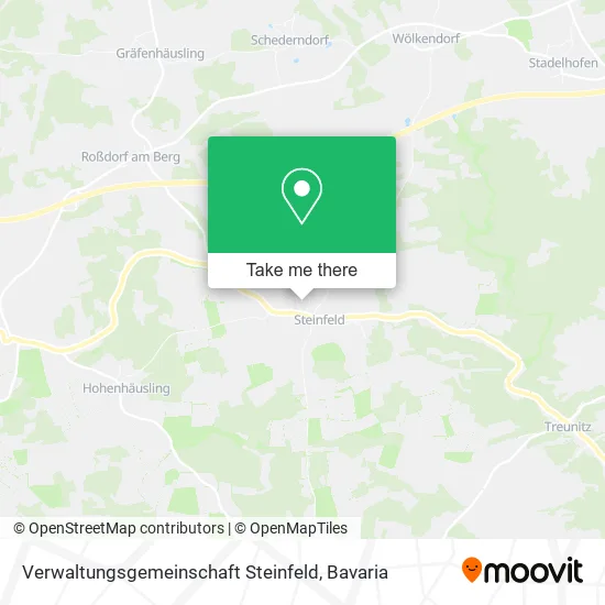 Карта Verwaltungsgemeinschaft Steinfeld