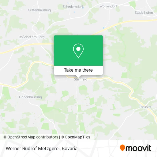 Карта Werner Rudrof Metzgerei