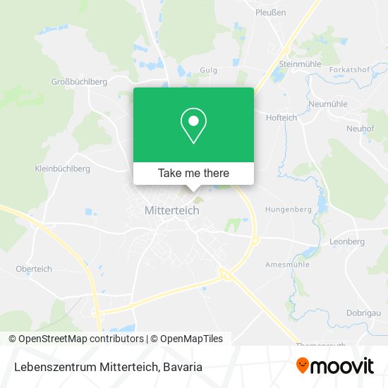 Lebenszentrum Mitterteich map