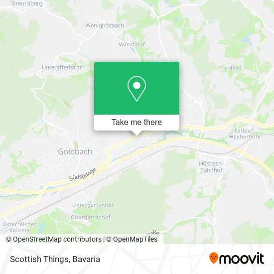 Карта Scottish Things