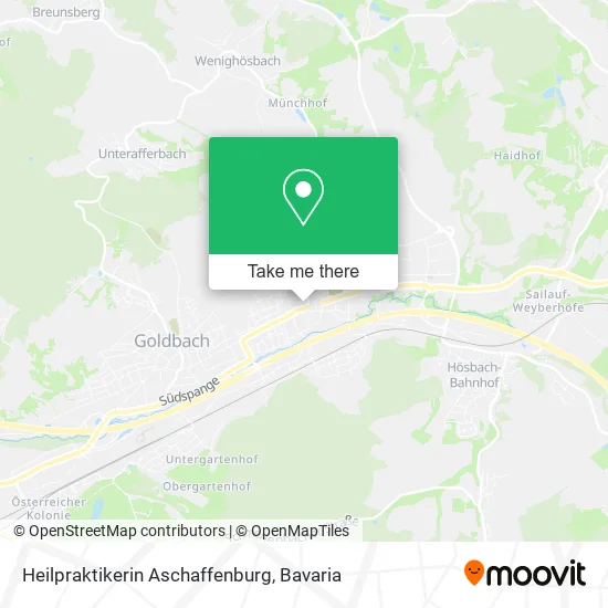 Карта Heilpraktikerin Aschaffenburg