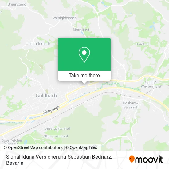 Карта Signal Iduna Versicherung Sebastian Bednarz