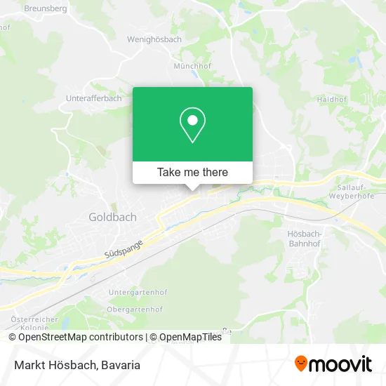 Карта Markt Hösbach