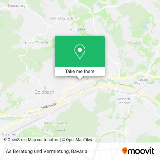 As Beratung und Vermietung map