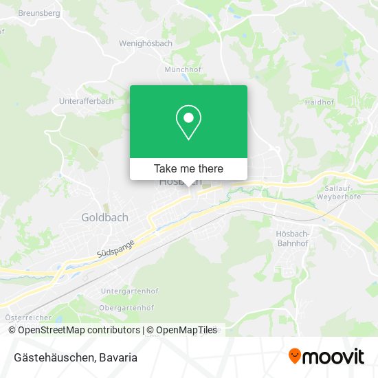 Gästehäuschen map