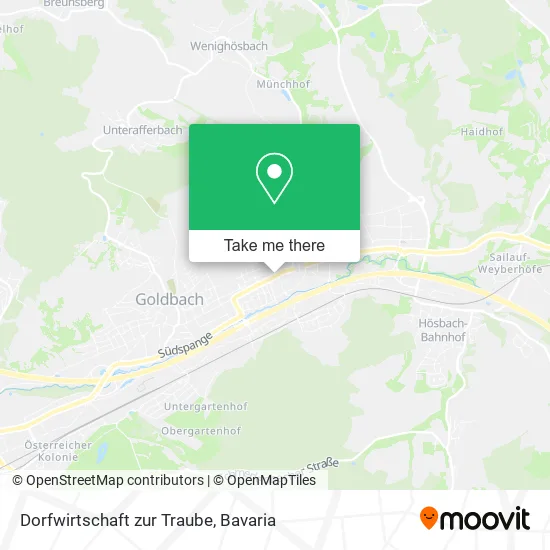 Карта Dorfwirtschaft zur Traube