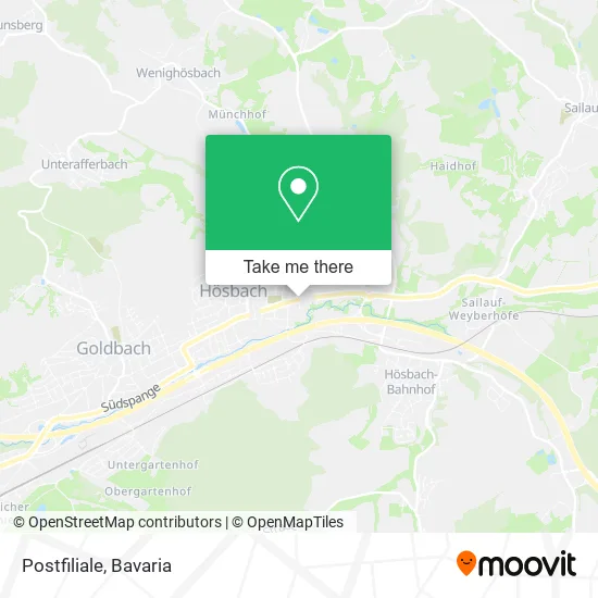 Карта Postfiliale