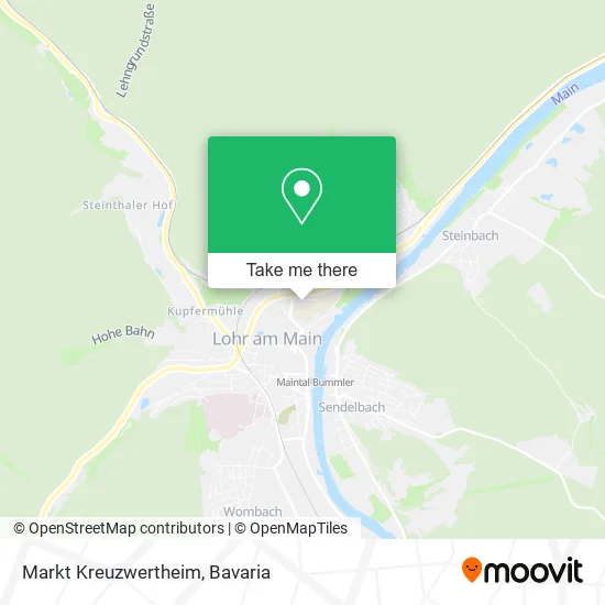 Карта Markt Kreuzwertheim