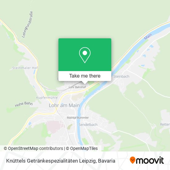 Knüttels Getränkespezialitäten Leipzig map