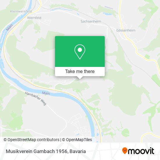 Musikverein Gambach 1956 map