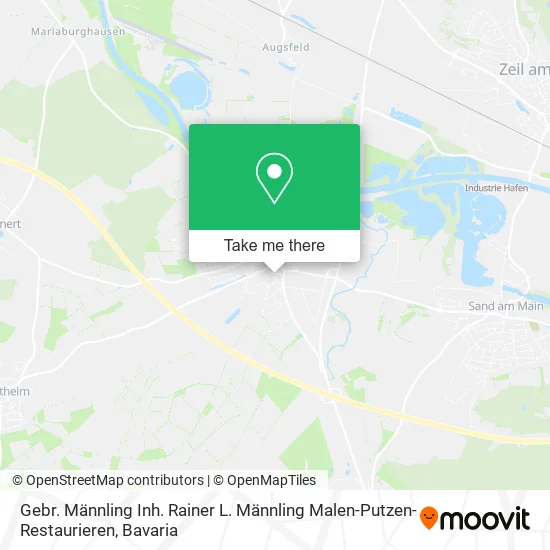Карта Gebr. Männling Inh. Rainer L. Männling Malen-Putzen-Restaurieren
