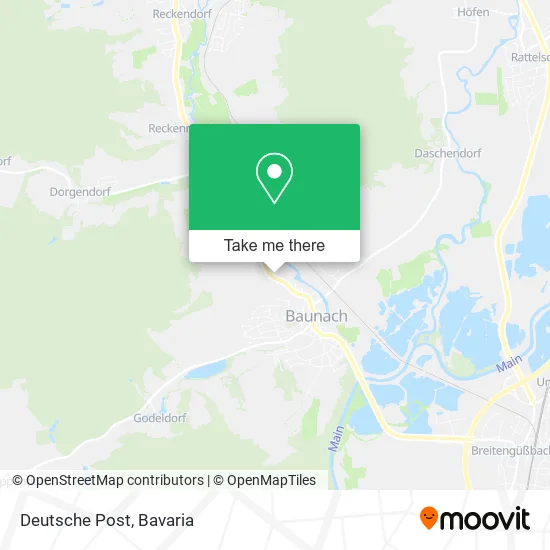 Карта Deutsche Post