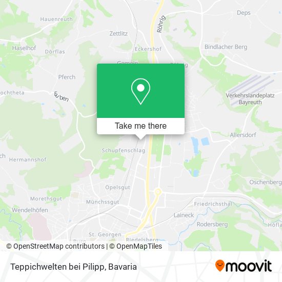 Карта Teppichwelten bei Pilipp