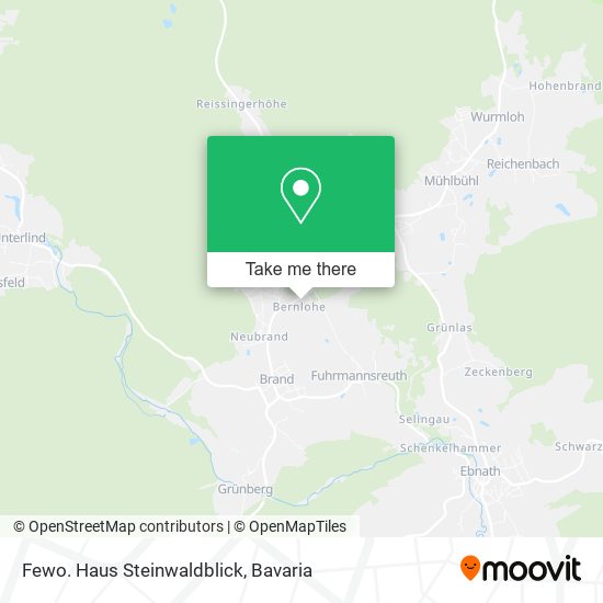 Fewo. Haus Steinwaldblick map