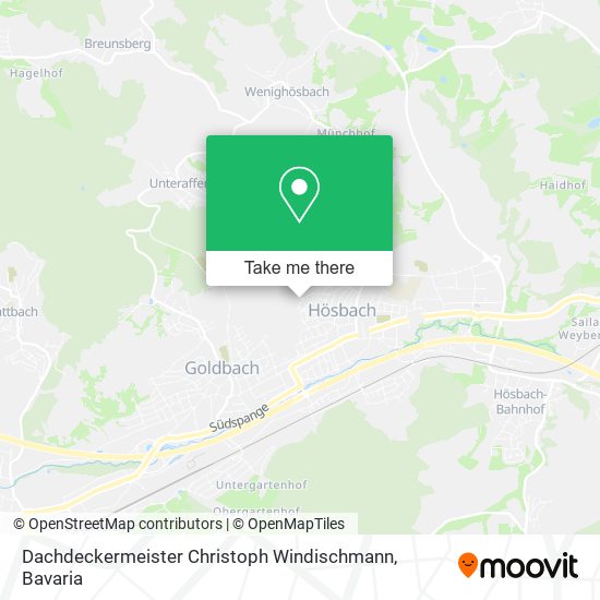 Dachdeckermeister Christoph Windischmann map