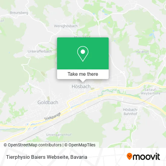Карта Tierphysio Baiers Webseite