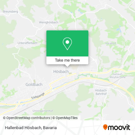 Hallenbad Hösbach map