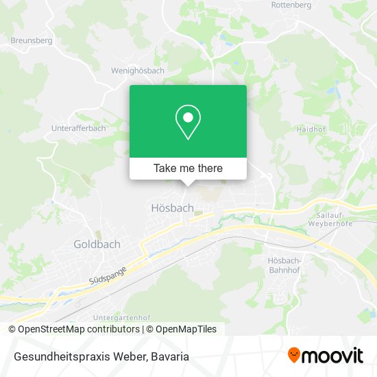 Gesundheitspraxis Weber map