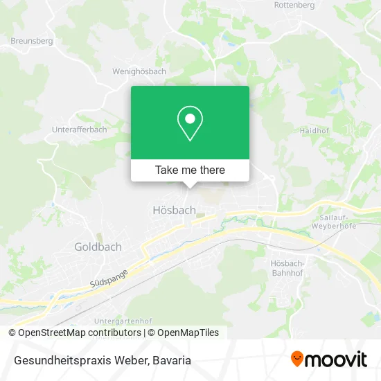 Gesundheitspraxis Weber map