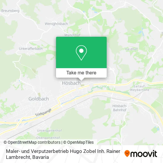 Карта Maler- und Verputzerbetrieb Hugo Zobel Inh. Rainer Lambrecht