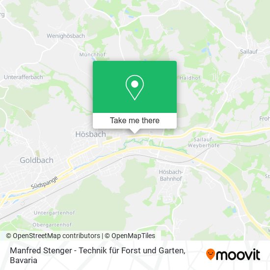 Manfred Stenger - Technik für Forst und Garten map