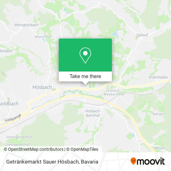 Getränkemarkt Sauer Hösbach map