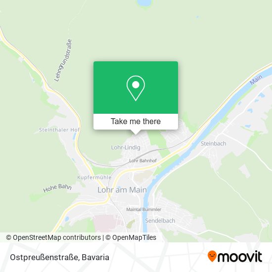 Ostpreußenstraße map