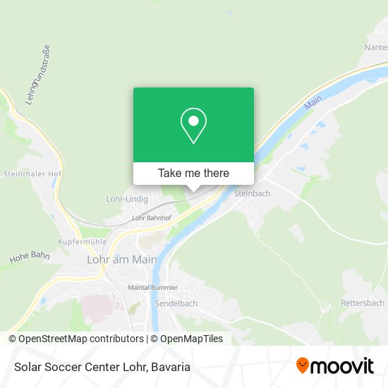 Solar Soccer Center Lohr map