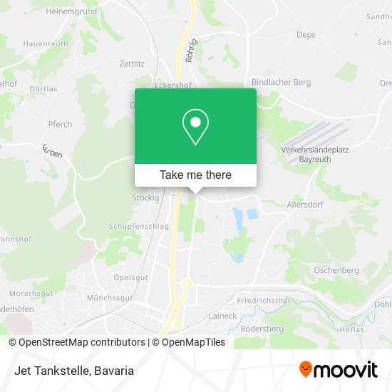 Карта Jet Tankstelle