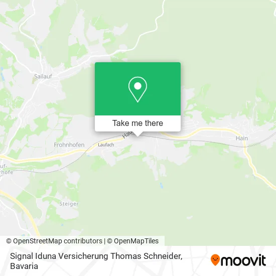 Карта Signal Iduna Versicherung Thomas Schneider