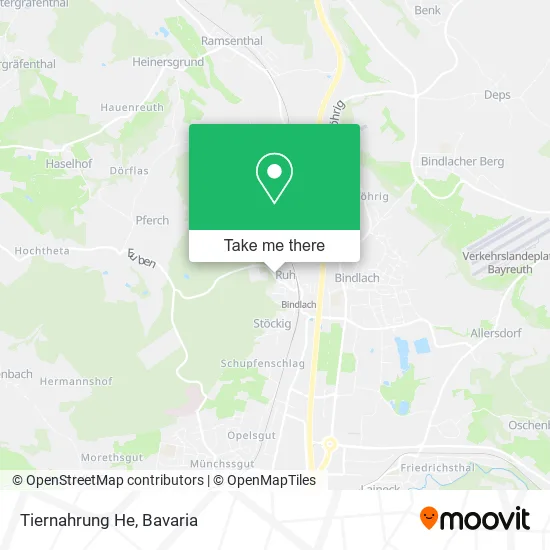 Карта Tiernahrung He