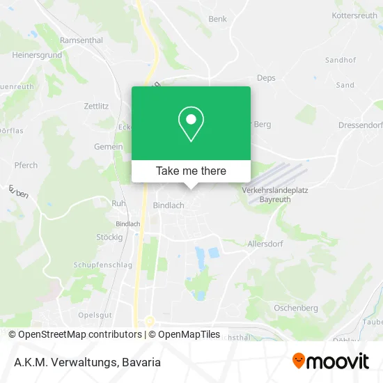 Карта A.K.M. Verwaltungs