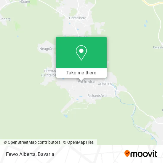 Карта Fewo Alberta